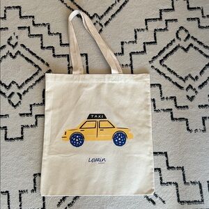 New levain bakery New York taxi canvas tote